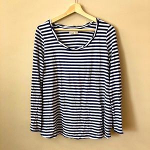 Maternity striped lightweight top